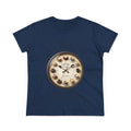 Coffee O'Clock Women's T-Shirt — What Time Is It? Vintage Coffee Cup Clock Tee