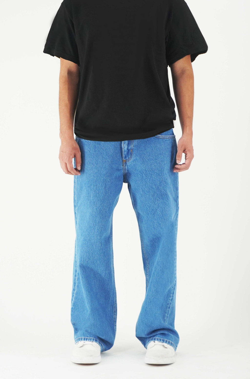 Neo Blue Baggy Jeans