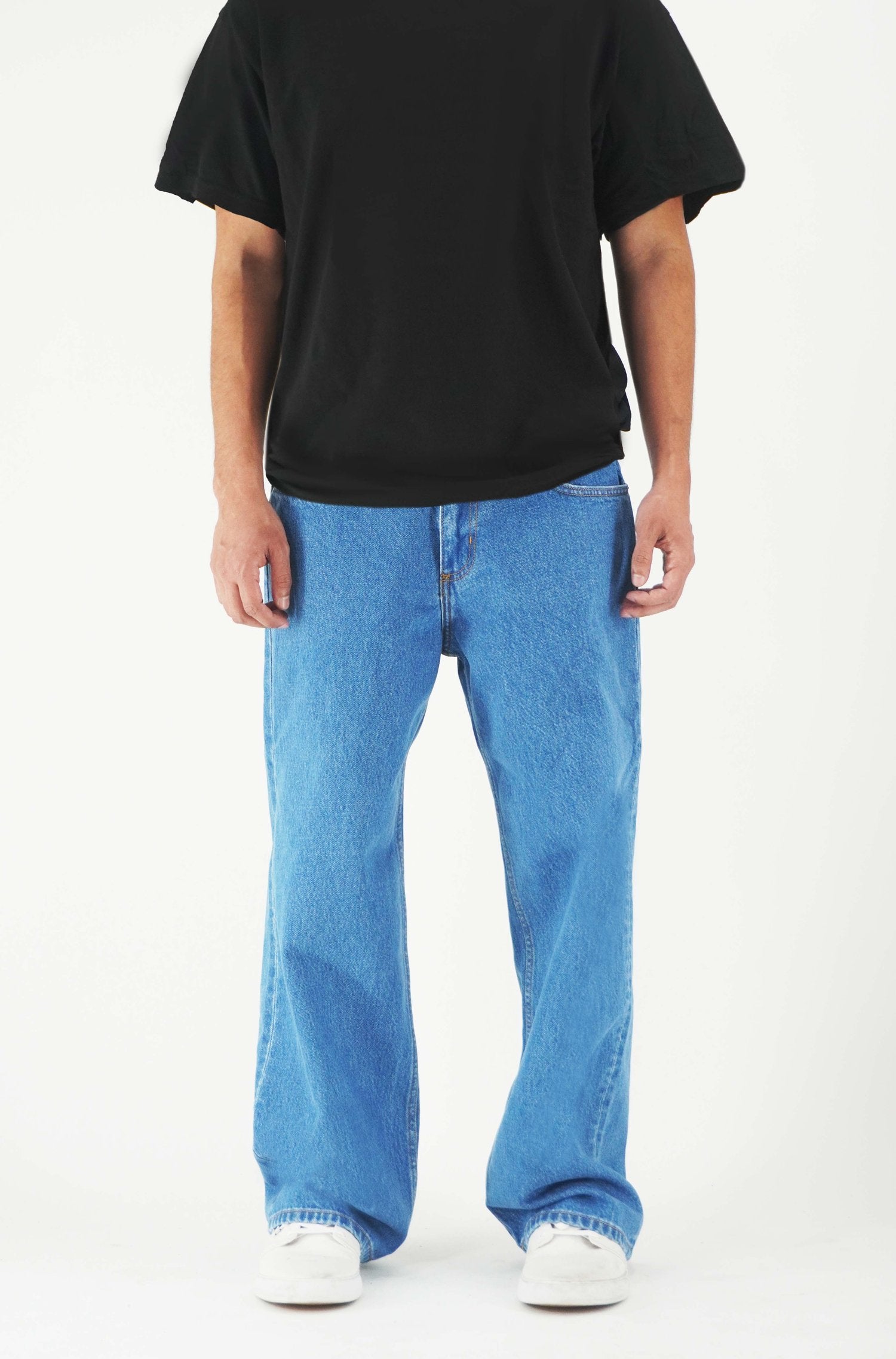 Neo Blue Baggy Jeans