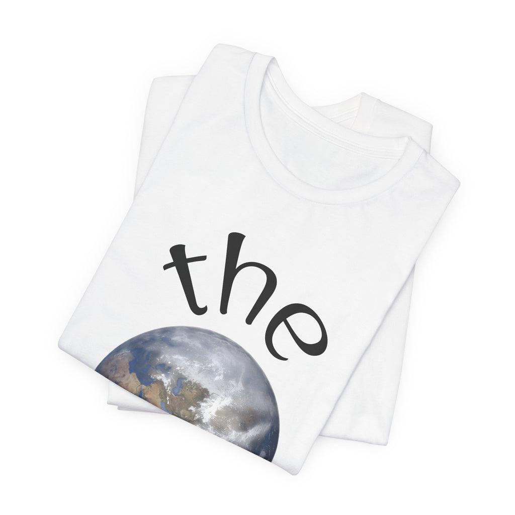 The World Is Watching Tee — Graphic Statement T‑Shirt with Eyes