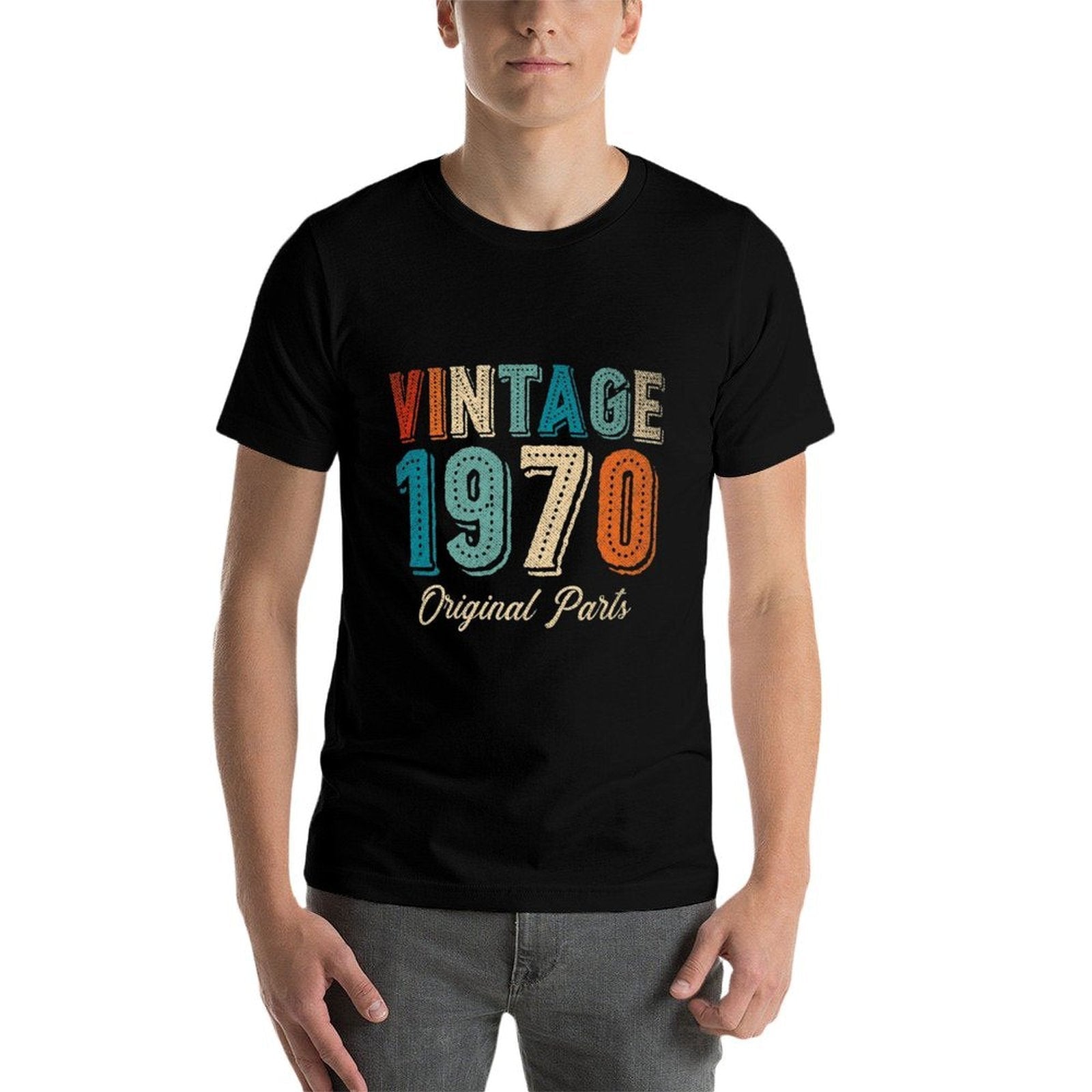 50th Birthday Tshirts For Men Women - Original Vintage 1970 Premium  Versatile T-Shirt