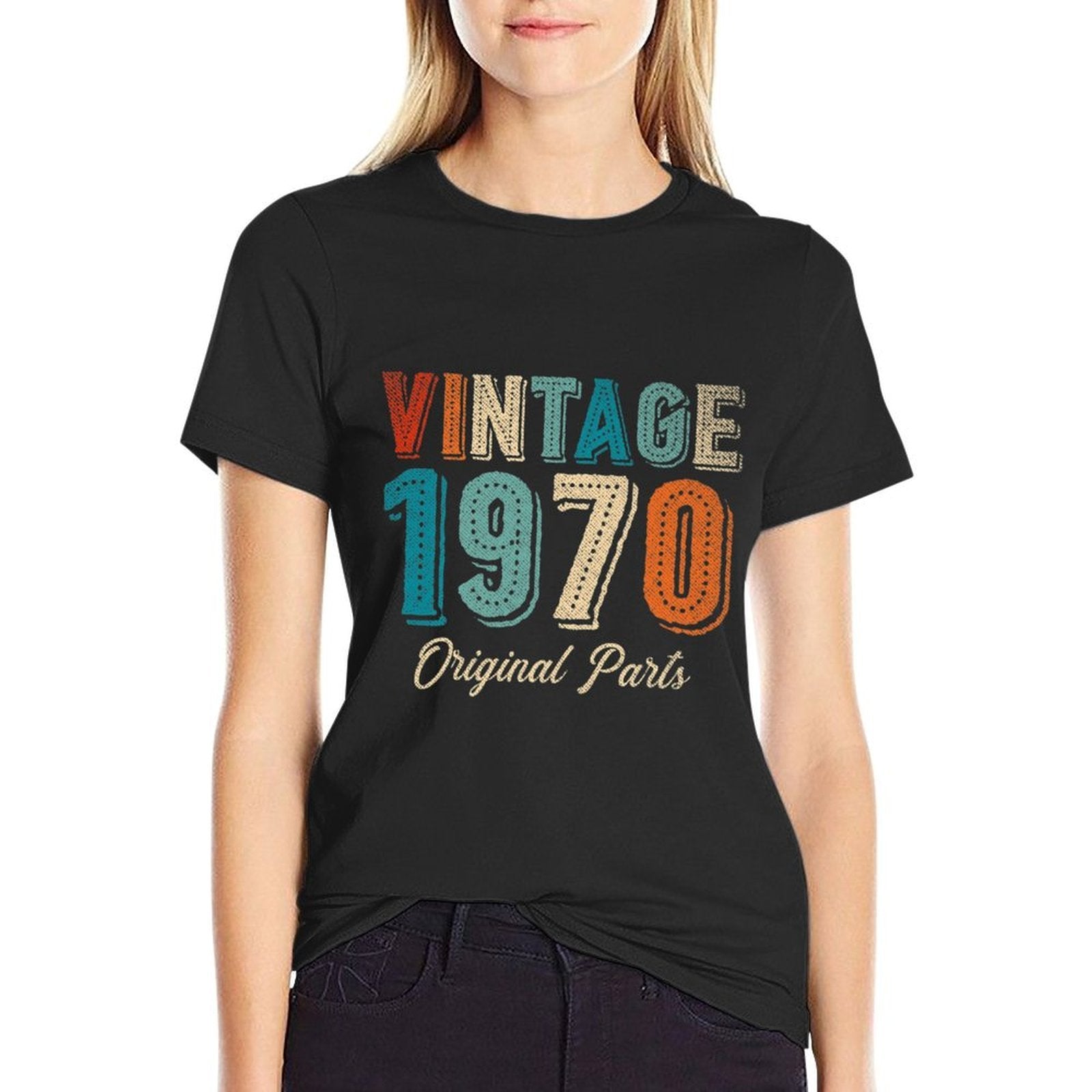 50th Birthday Tshirts For Men Women - Original Vintage 1970 Premium  Versatile T-Shirt