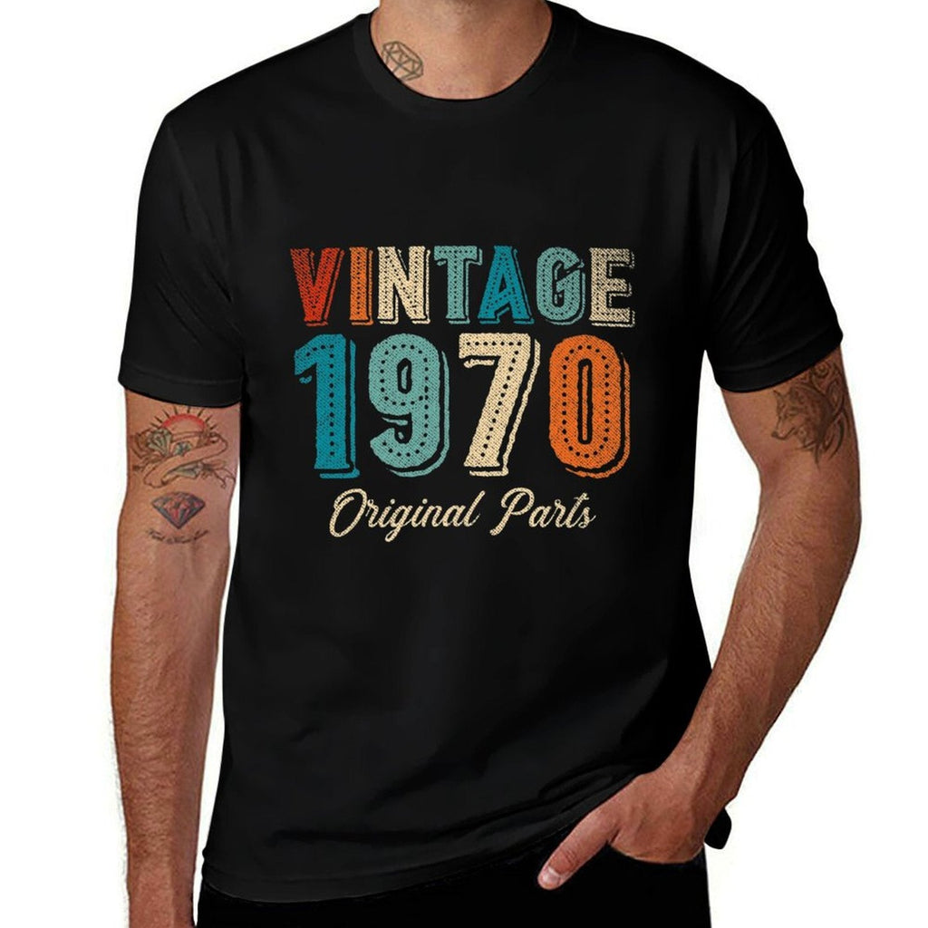50th Birthday Tshirts For Men Women - Original Vintage 1970 Premium  Versatile T-Shirt