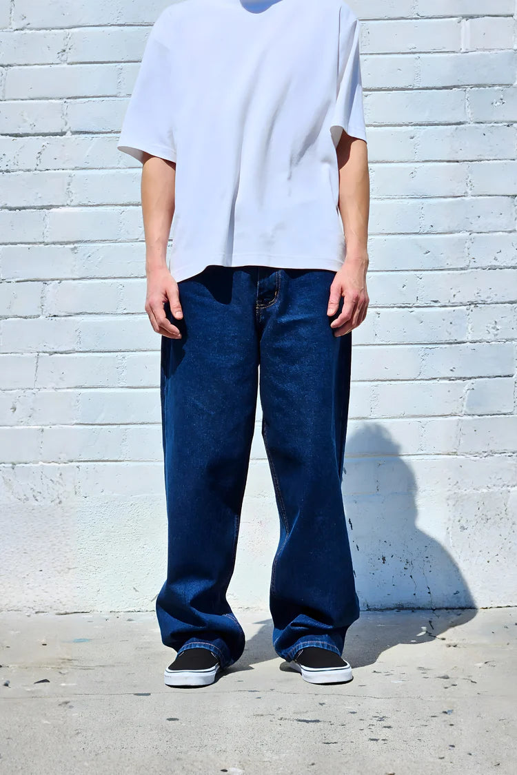 Neo Blue Baggy Jeans